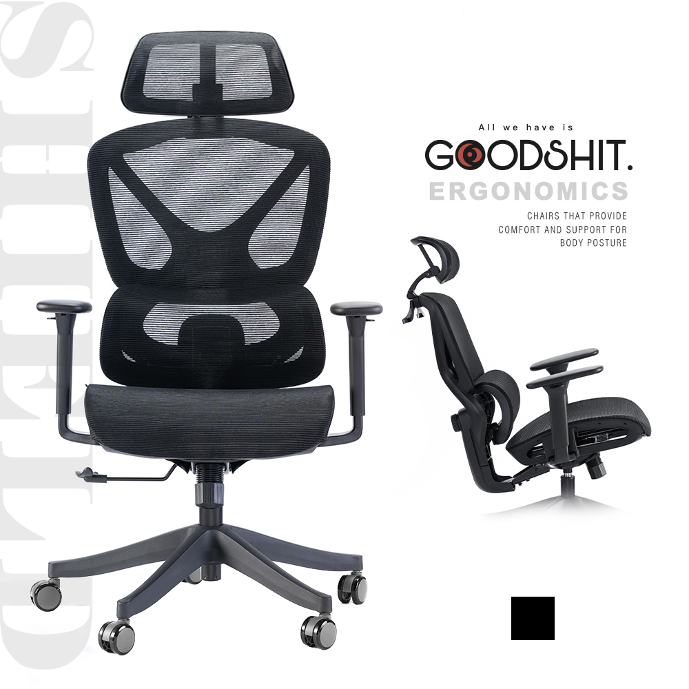 GOODSHIT-全網款-Shield希爾德人體工學椅【KM-216】