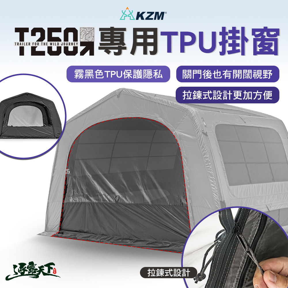 KZM T250專用TPU掛窗