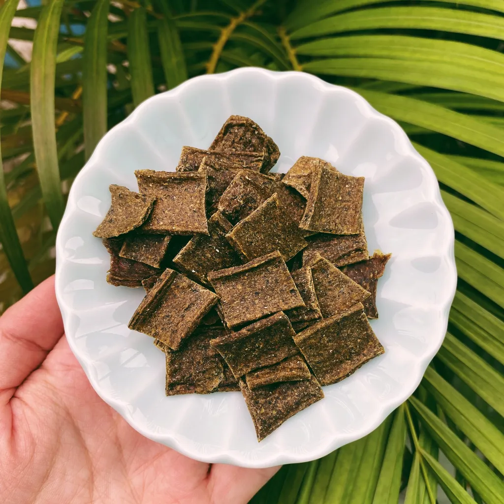 HAPPY RUFF很春毛小吃 ｜黑芝麻南瓜雞肉訓練獎勵零食