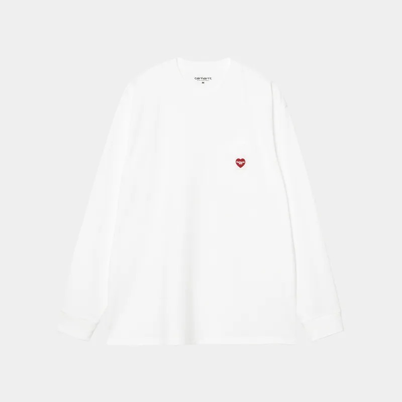 2025AW CARHARTT WIP L/S Pocket Heart T-Shirt 愛心 貼布 長T 長袖 現貨 I035300