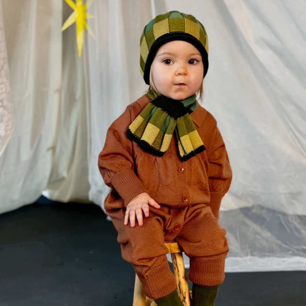 MABLI 色塊針織圍巾 MAGIC SCARF - SCOUT