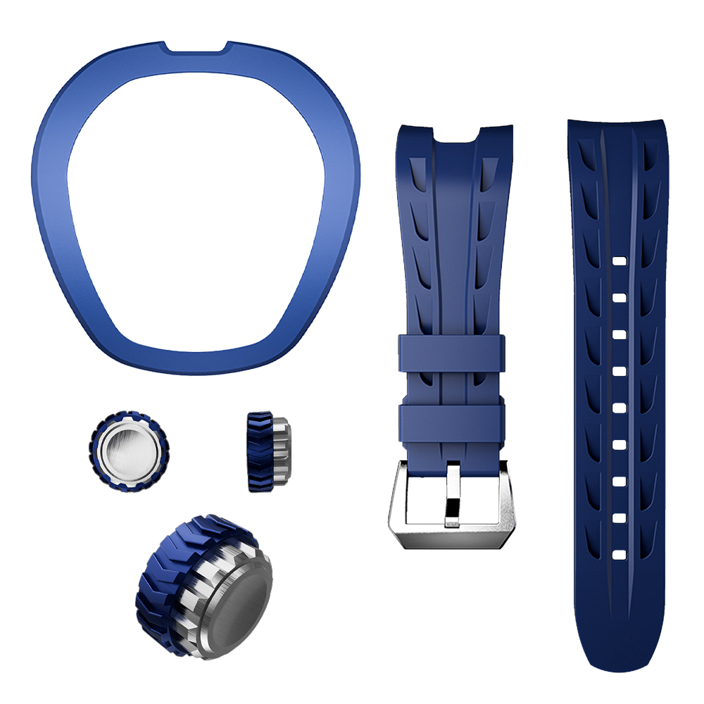 【Tsar Bomba 沙皇】 TB8213A 快拆騎士系列 一錶多戴 自由配件 多色互換手錶配件 氟膠板套裝