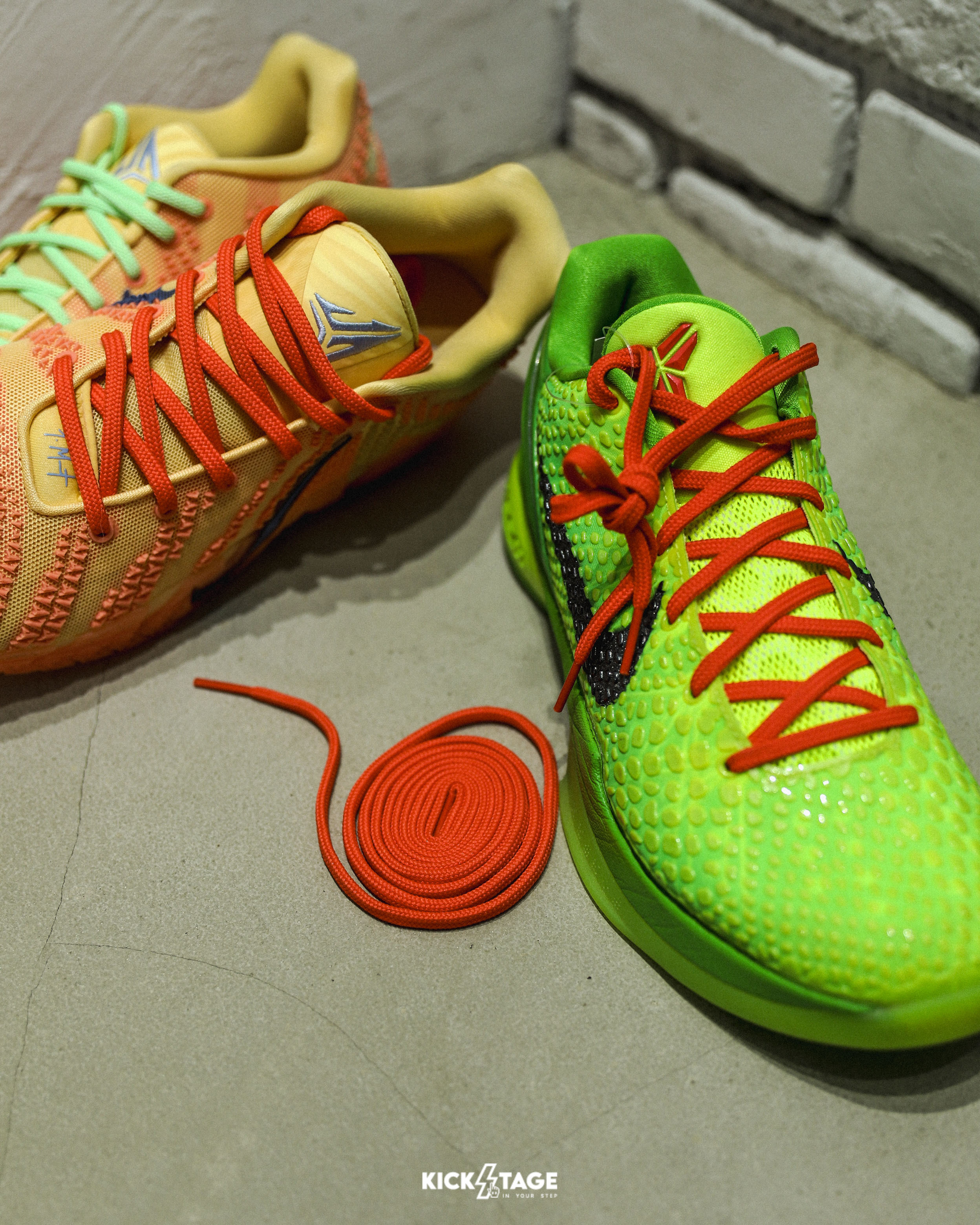 #KEEP SHOELACE 青竹絲 紅色 鞋帶 KOBE6 JA 3 萬聖節 搭配 蝴蝶結 DIY 一組兩條 135CM【KS325-RD】