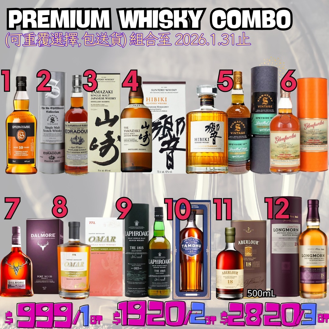 2025 PREMIUM WHISKY COMBO