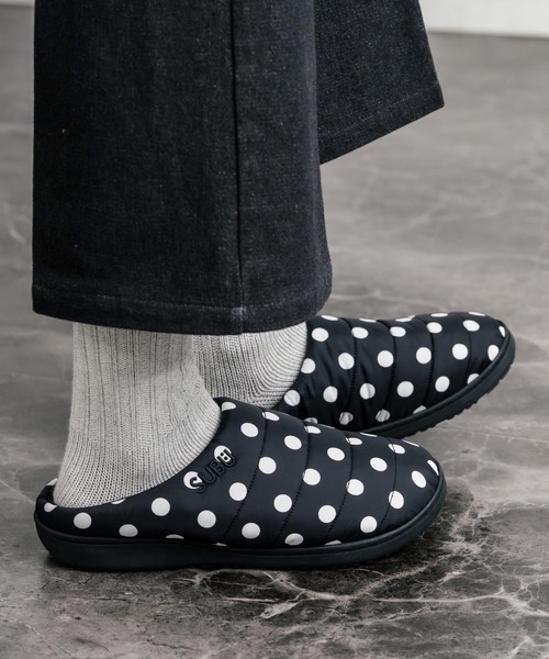預購┃日本 SUBU Permanent F-Line 點點 保暖 絎縫 拖鞋