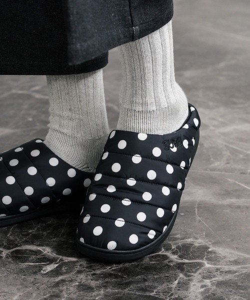 預購┃日本 SUBU Permanent F-Line 點點 保暖 絎縫 拖鞋