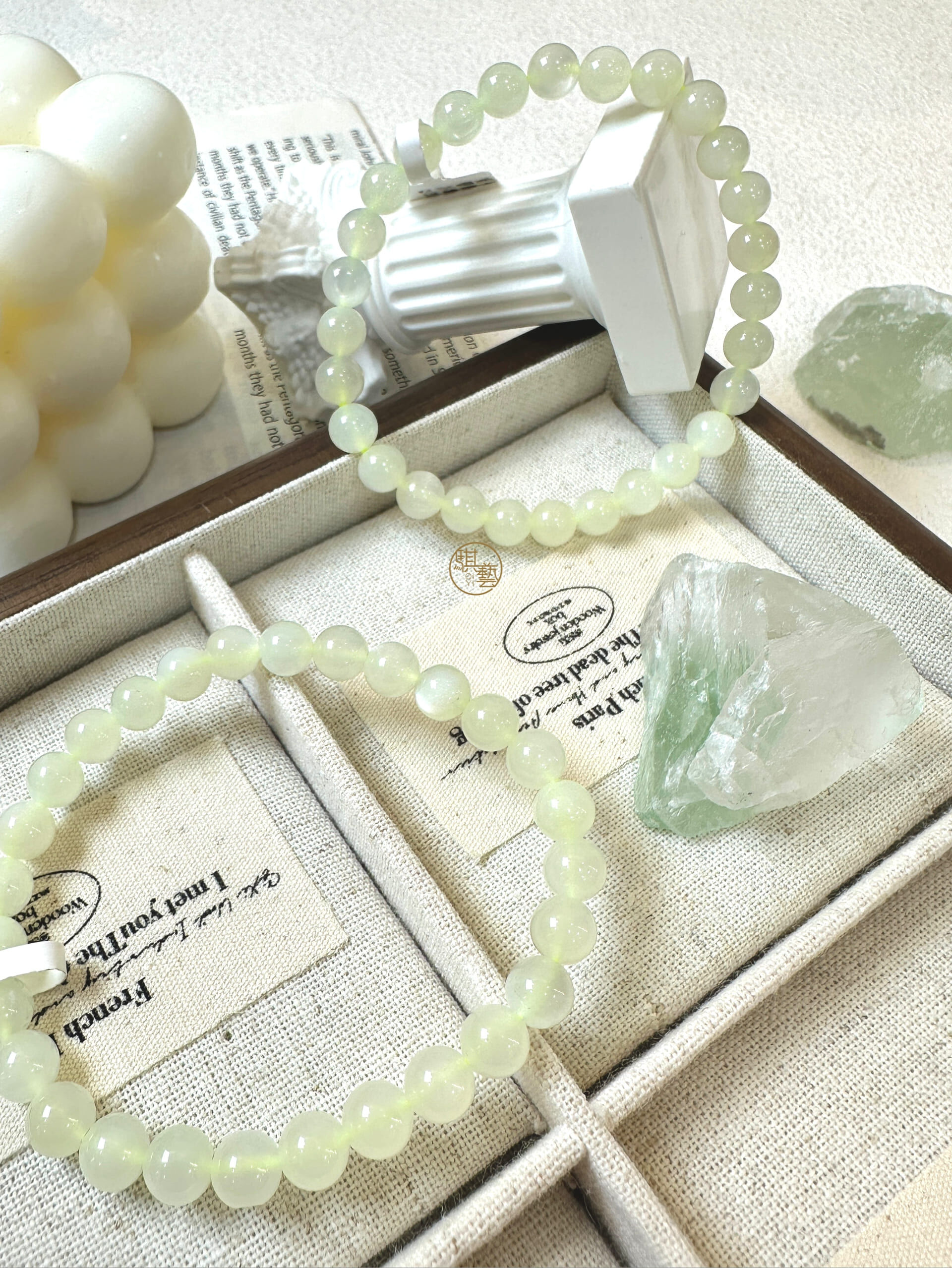 綠月光手串 6mm｜心靈平衡 × 情緒舒緩 × 靈性提升