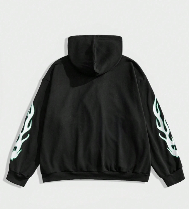 KADMAX大尺碼-男士骷髏字母潮流帽TEE〈KSMS2646〉