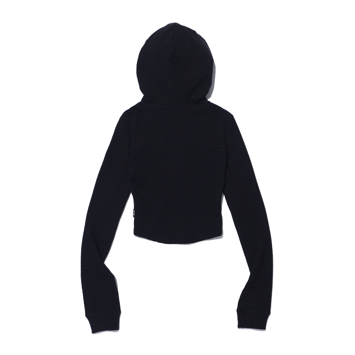 FREEDOM Slim Golji 2WAY Hooded Zip-Up - BLACK