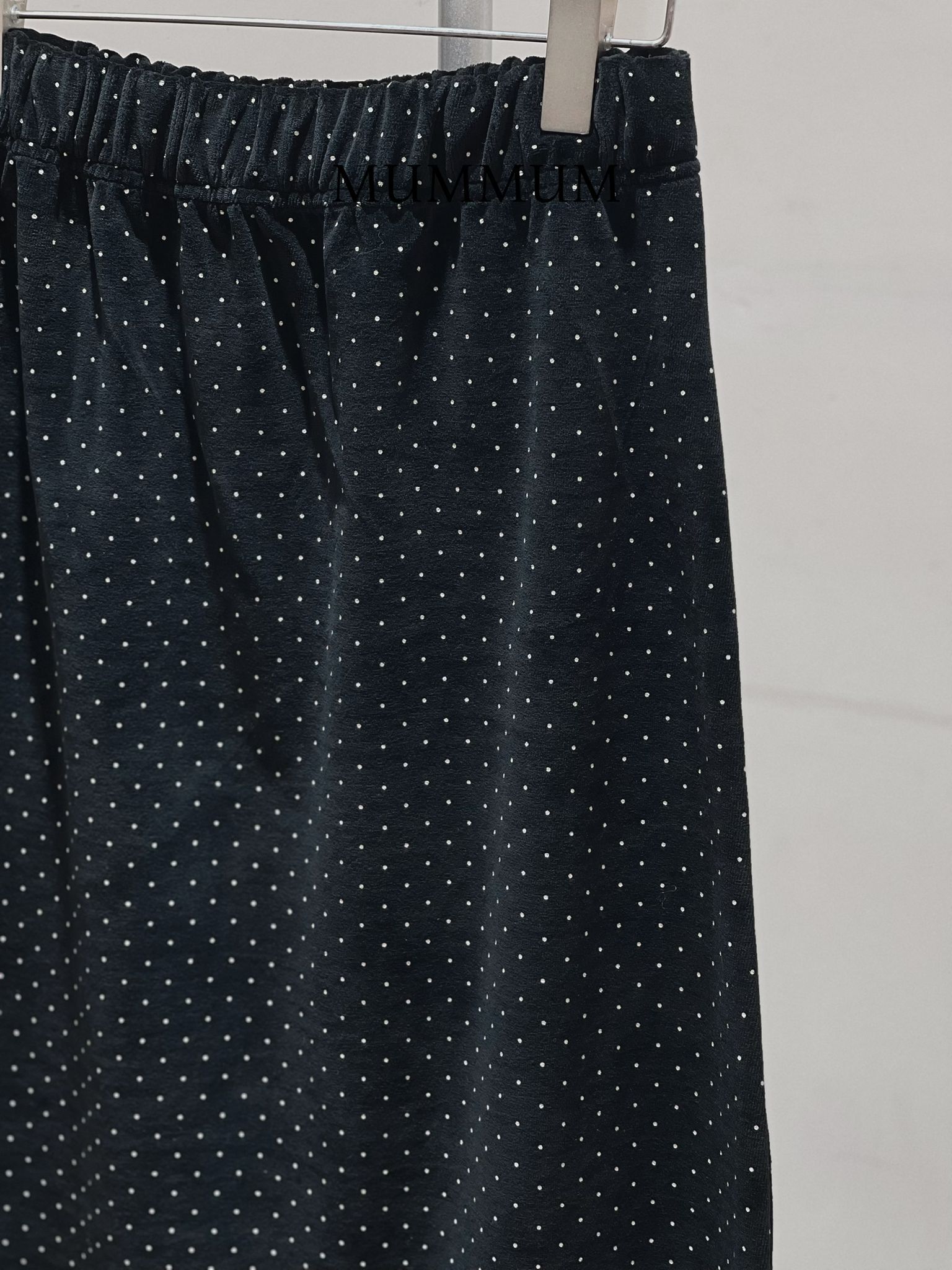 03614a/小波點絨毛長裙 28-44/44/31