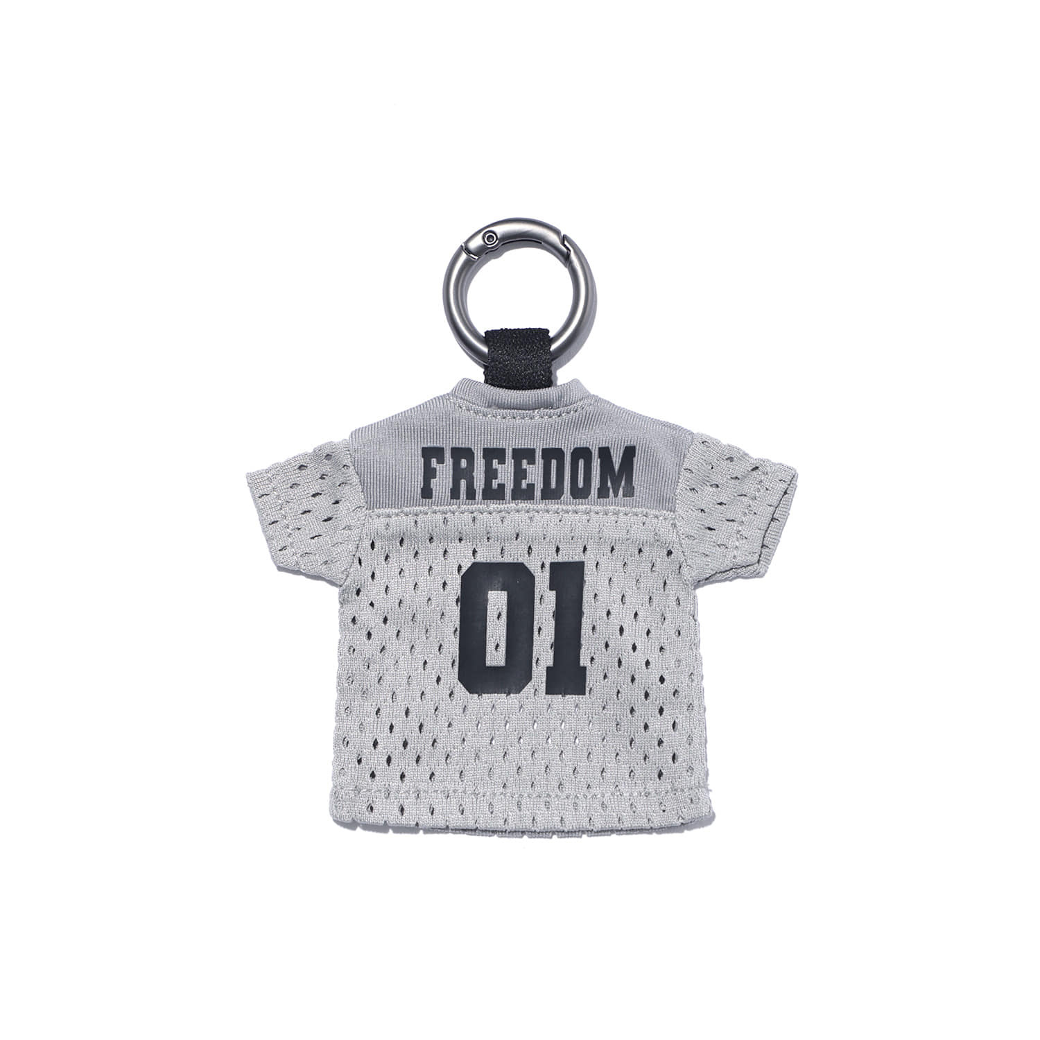 FREEDOM Mini Rugby Keychain - GRAY