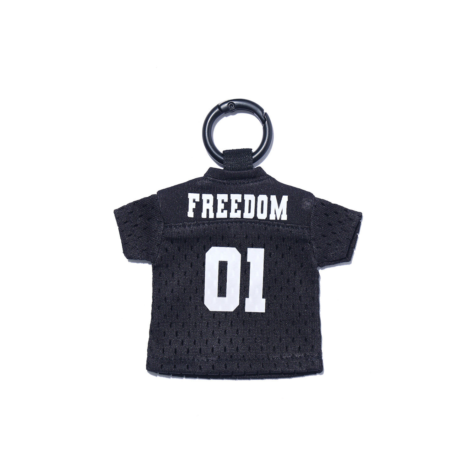 FREEDOM Mini Rugby Keychain - BLACK