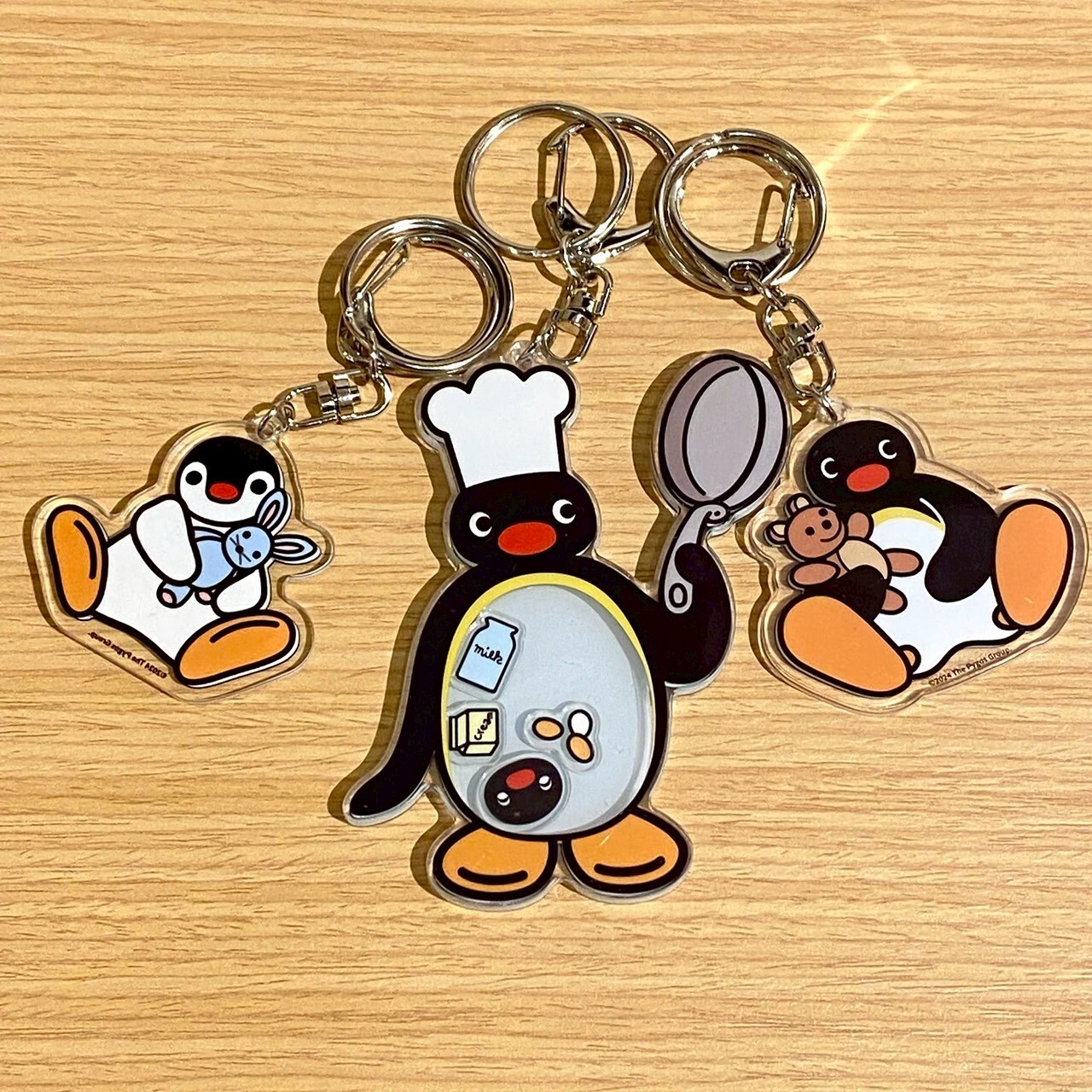 PINGU 企鵝家族 壓克力 吊飾 鑰匙圈