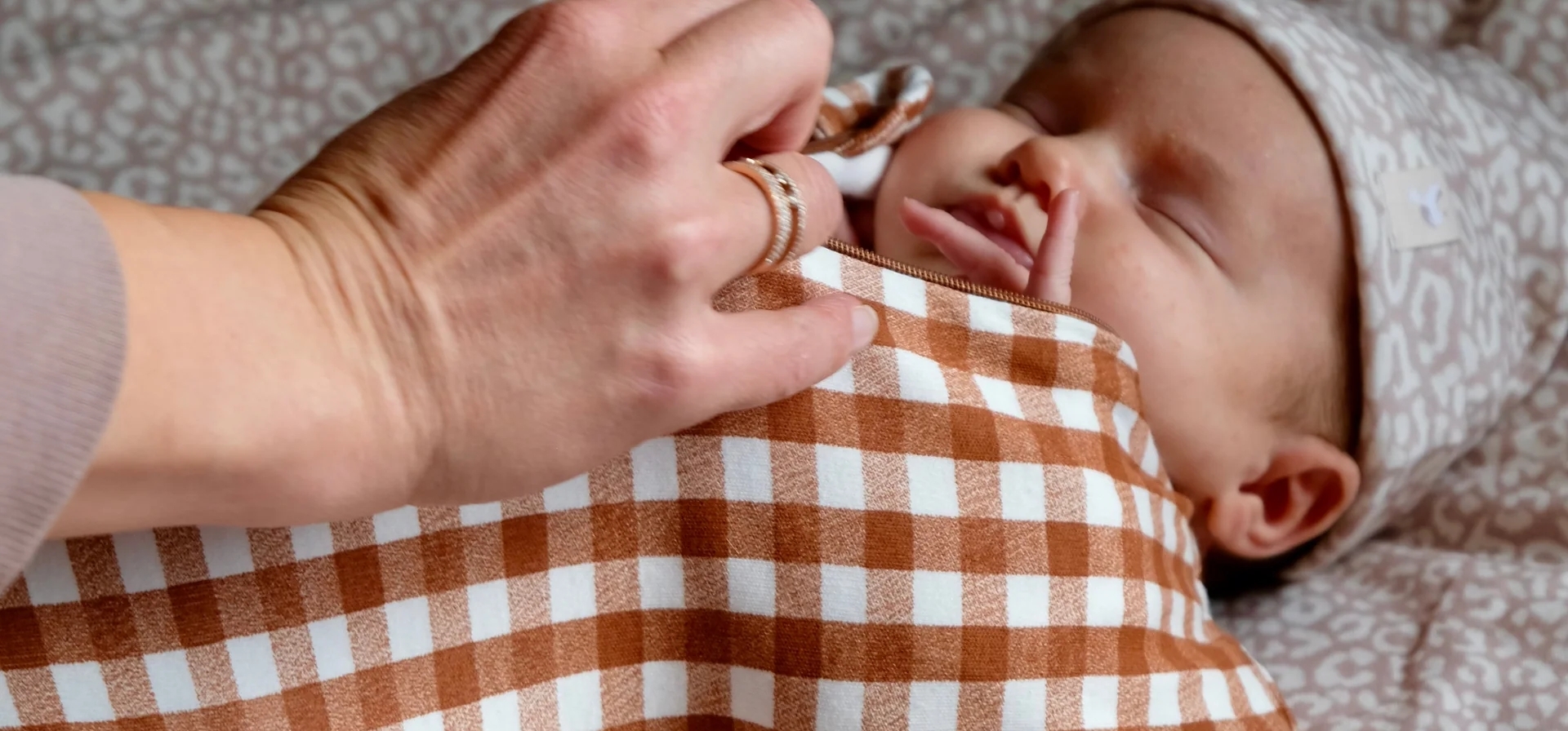 法國 Tante Reine 有機棉包巾式睡袋｜新生兒防驚跳、防踢被、安心睡眠首選