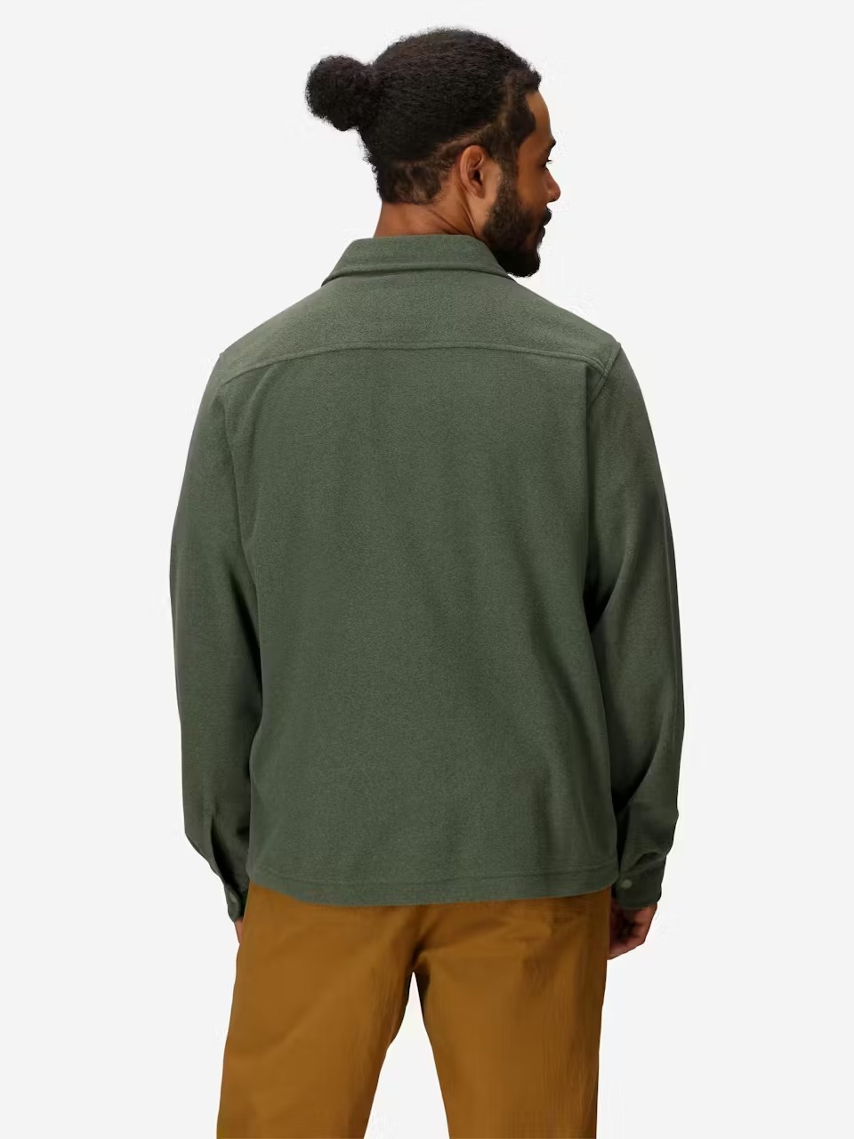 Marmot Men’s Felton Ultra Soft Fleece Long-Sleeve Shirt Jacket 男款 刷毛長袖襯衫 M16315-41956 Olive Grove Heather [HappyOutdoor]
