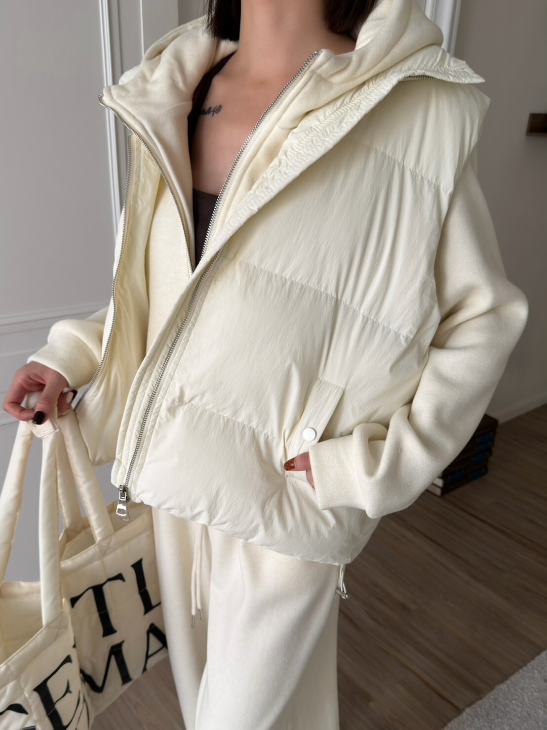 暖呼呼澎澎鋪棉背心