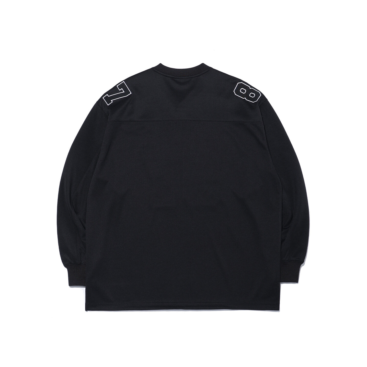 FREEDOM Long Sleeve Rugby Jersey - BLACK