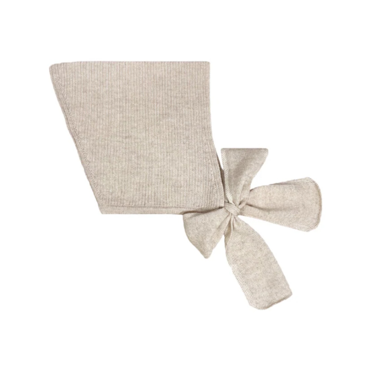 MABLI 針織綁帶帽 TEGAN BONNET - ALMOND