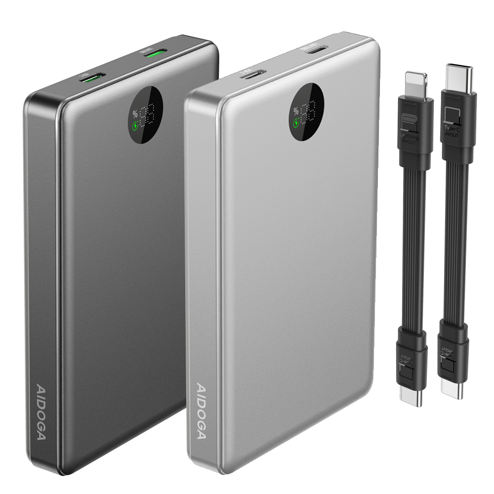 AIDOGA 艾迪伽 10000mAh 可上飛機 智能斷電行動電源 38.5Wh PD雙向快充 PowerSmart  通過BSMI/中國CCC/歐美CE/FCC認證