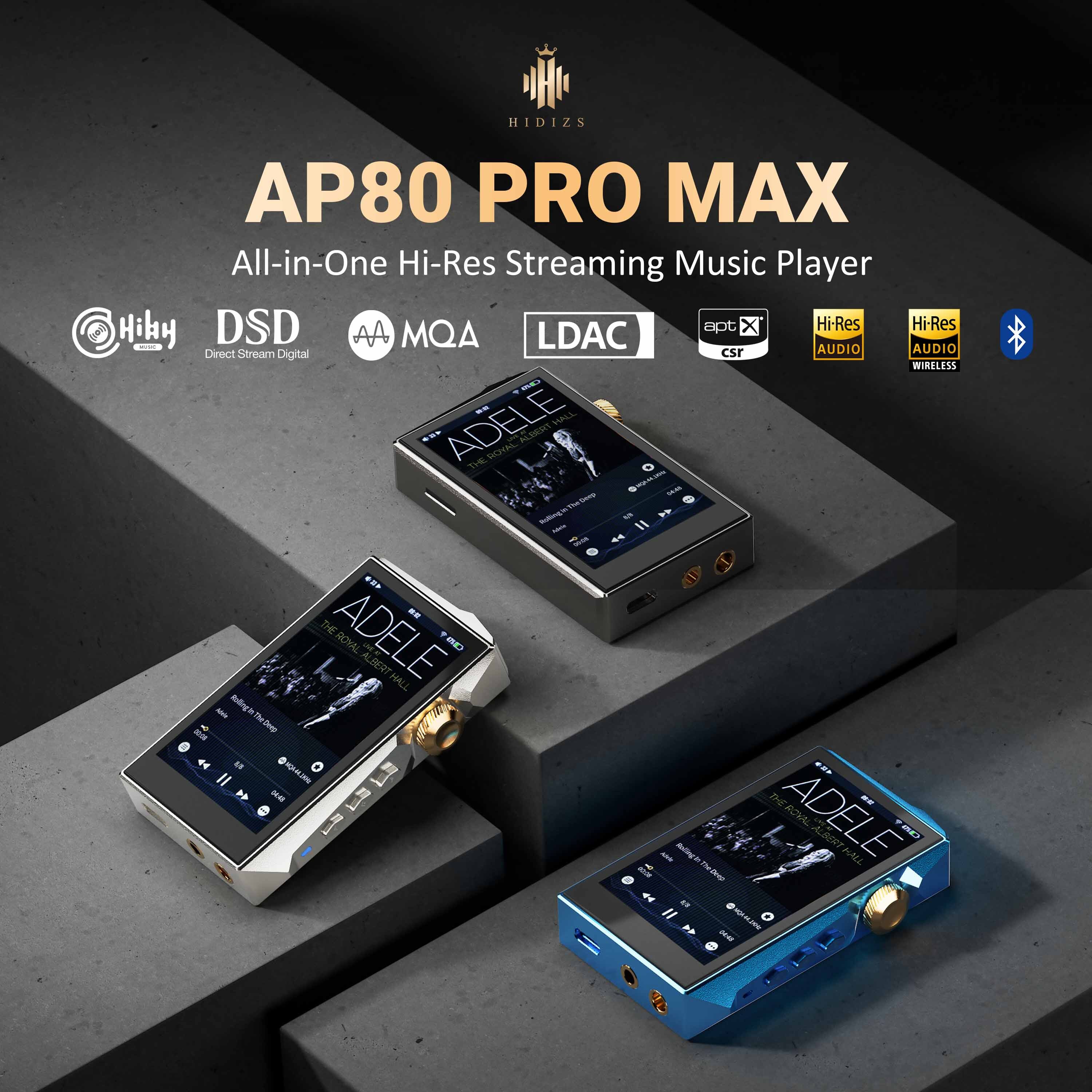 Hidizs AP80 Pro Max 便攜音樂播放器
