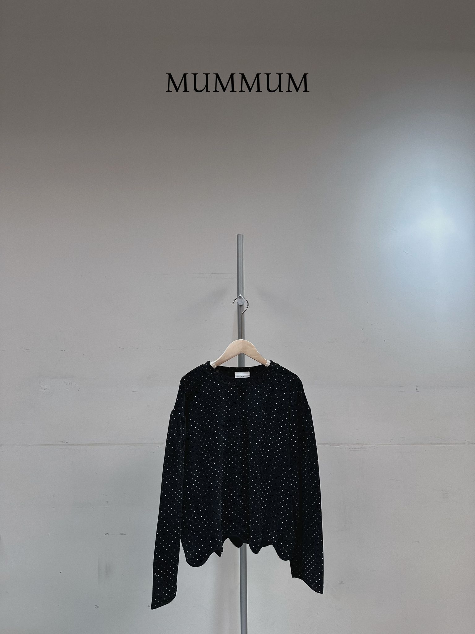 0212874a/小波點波浪邊上衣 46/46/24