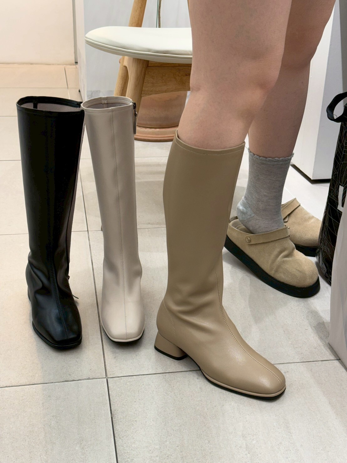 SH5211 女團款過膝長靴 *真皮足碼*