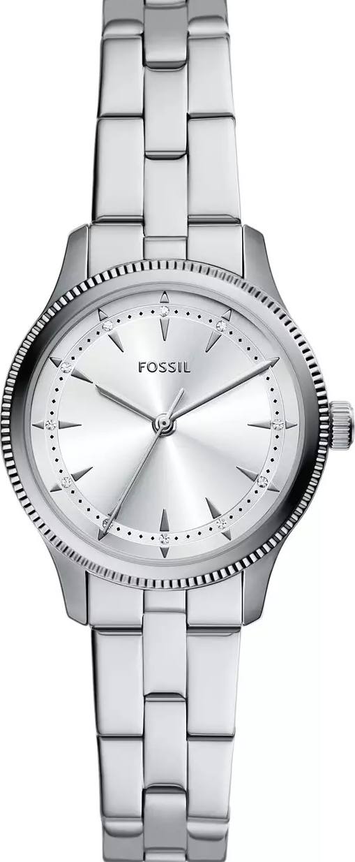 萬年鐘錶 - Fossi  時尚 銀色不鏽鋼細緻簡約女錶 BQW8016 錶徑30MM