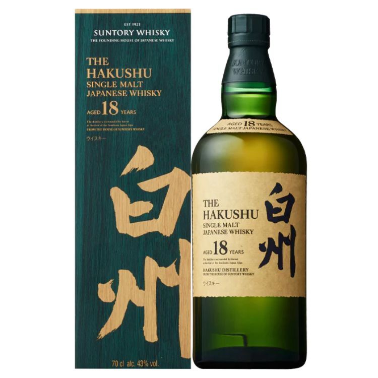 HAKUSHU WHISKY 18YO 白州 (70CL)