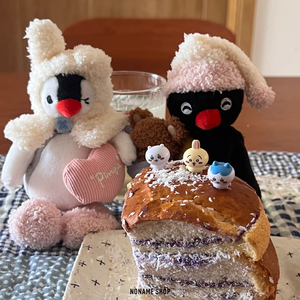 PINGU 企鵝家族 宅在家系列 可愛 毛絨 小玩偶 掛飾 三款