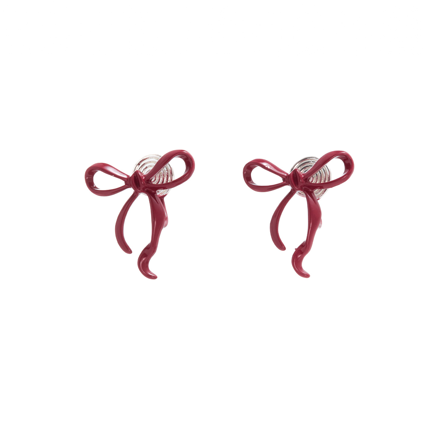 平價飾品,蝴蝶結,夾式耳環