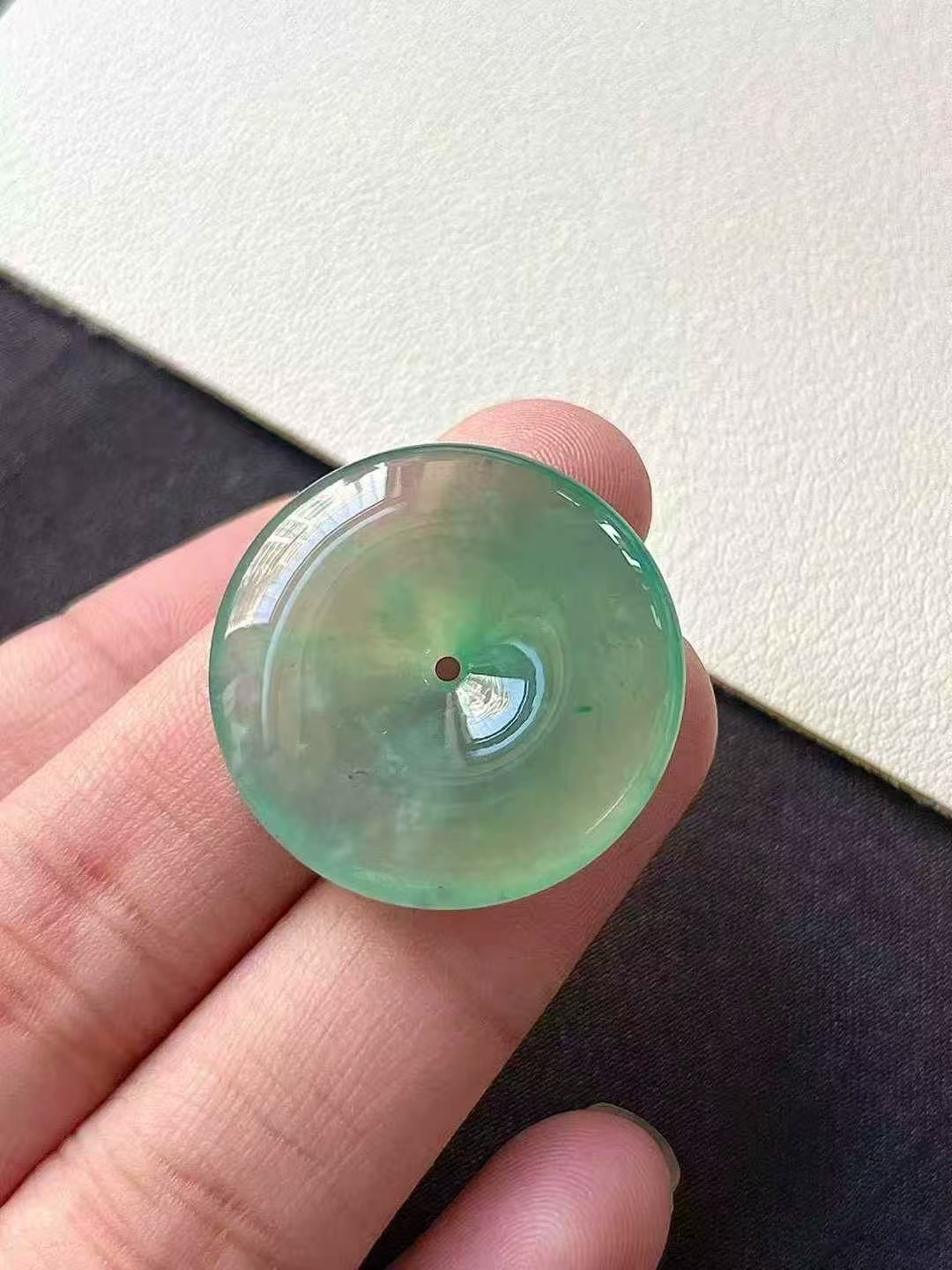 1110349 翡翠平安扣 (25.9mm直徑)