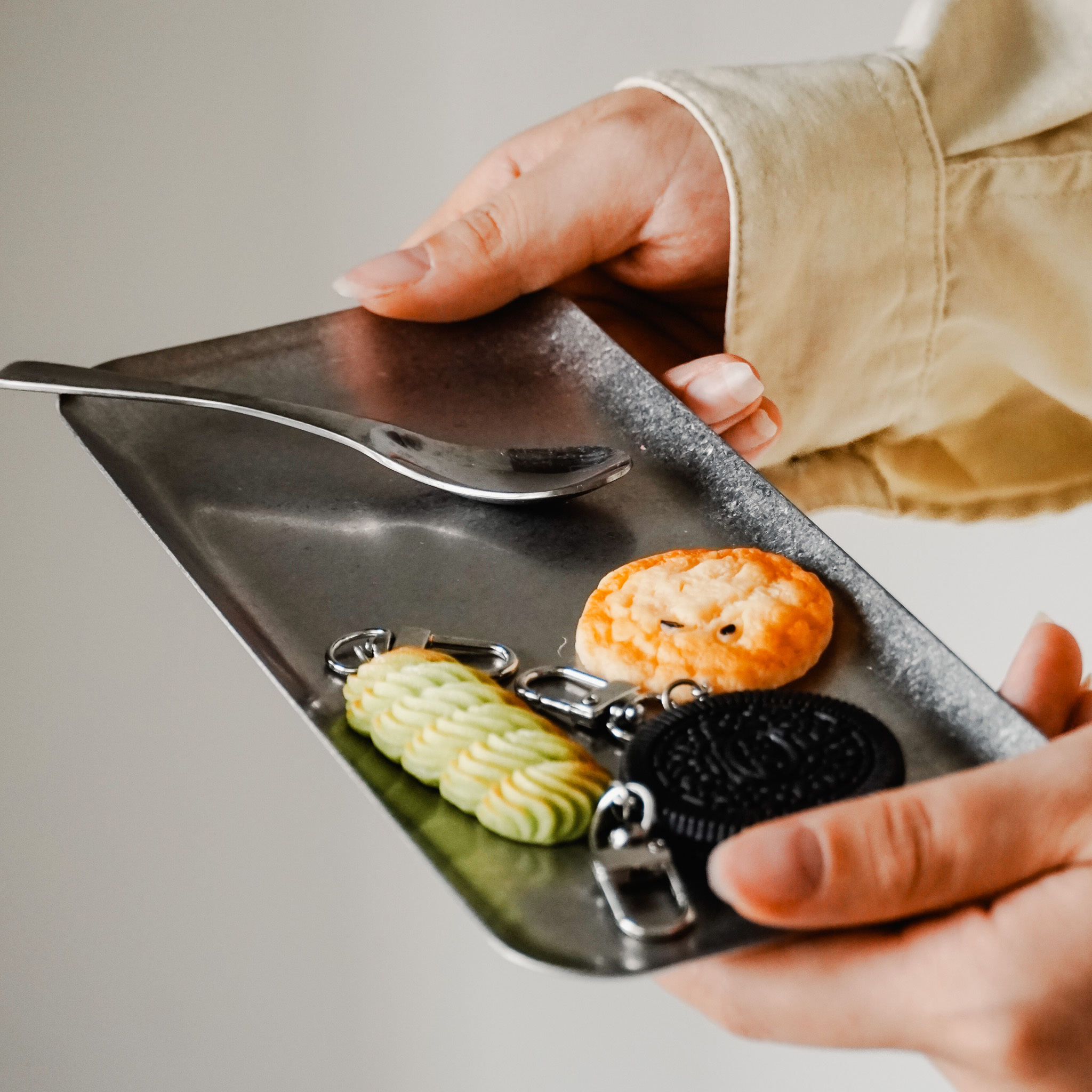 韓式雪花飾品點心盤