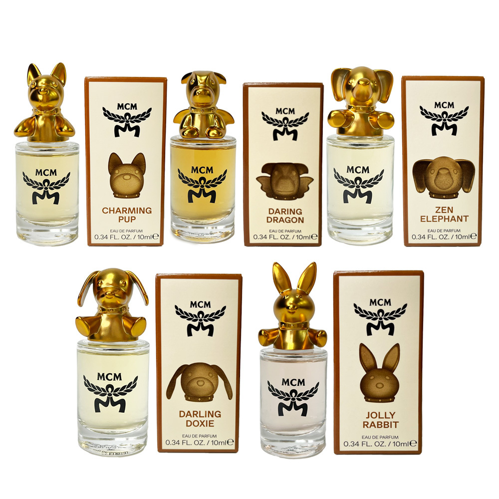 MCM 動物狂想曲淡香精系列 - 勇敢威龍/魅力汪汪/沉穩艾芬/調皮朵西/愉快兔比 10ml - 任選 小香