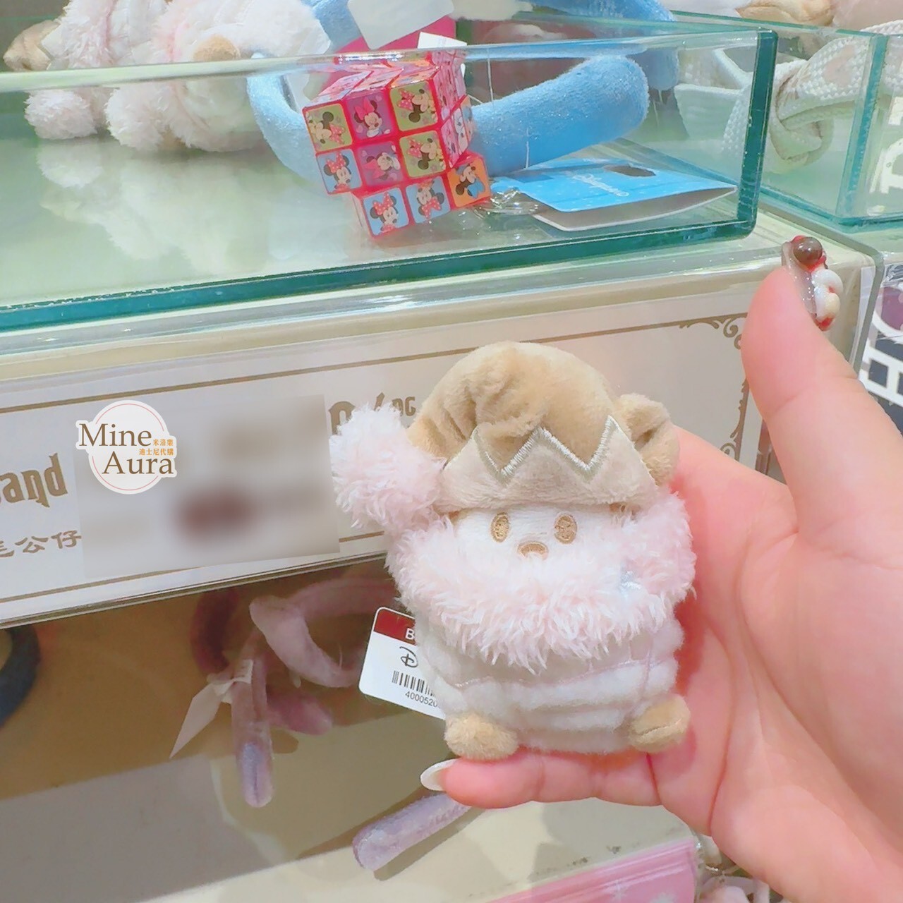 聖誕節系列 聖誕精靈 米奇 Mickey 造型 絨毛 迷你公仔 娃娃 (搭配個人客製髮圈用) -香港迪士尼樂園