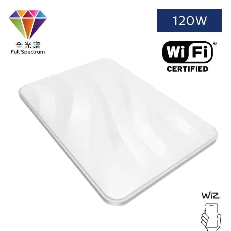 CL913 120W Rectangle Wi-Fi Ceiling Light