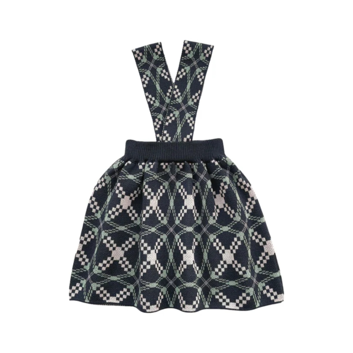 MABLI 復古織紋針織吊帶裙 SÉR PINAFORE - ALPINE WOLF