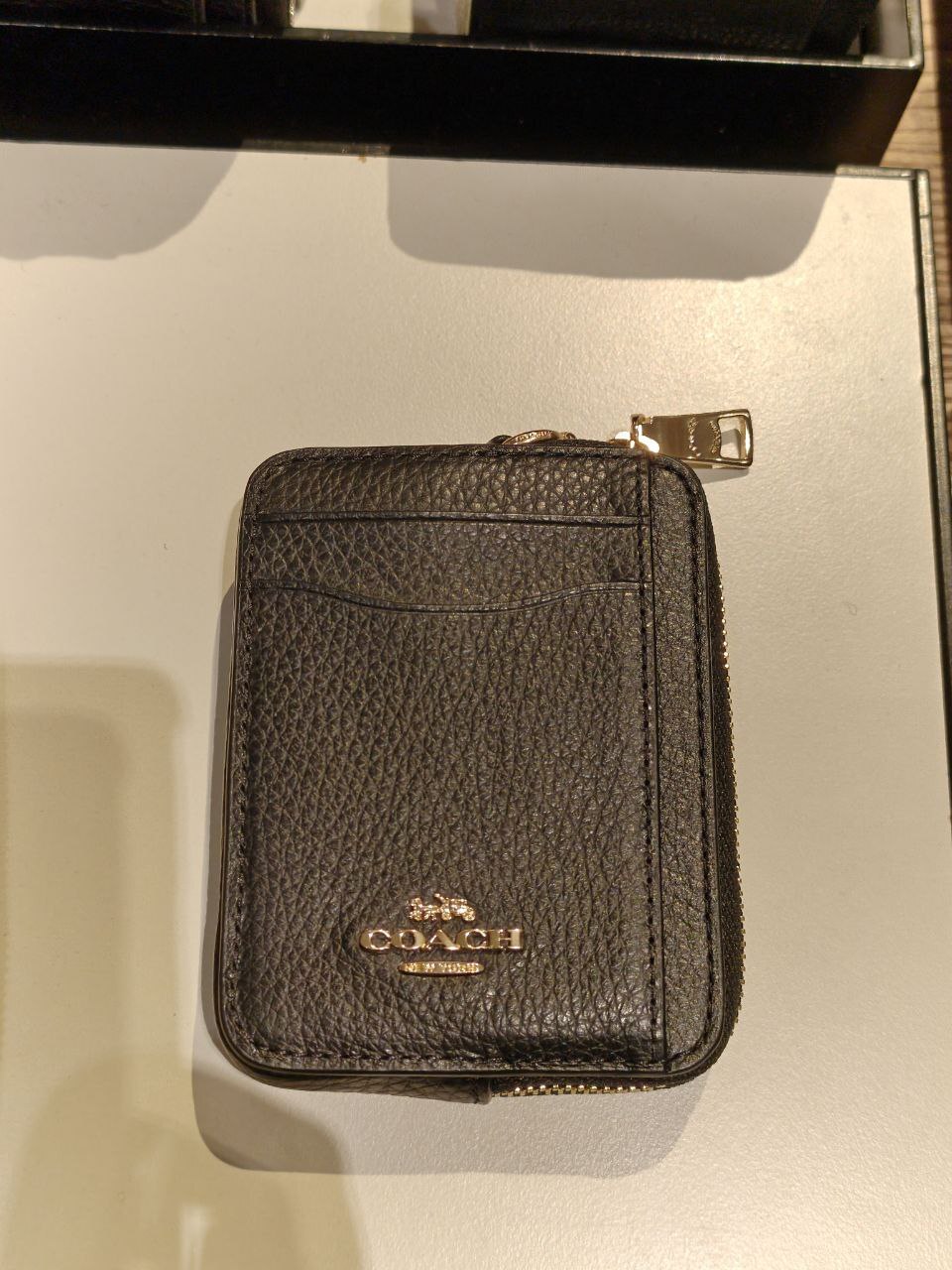 [U] COACH IM/BLACK 6303 RFB ZIP CC, 195031084898 (UCO60)