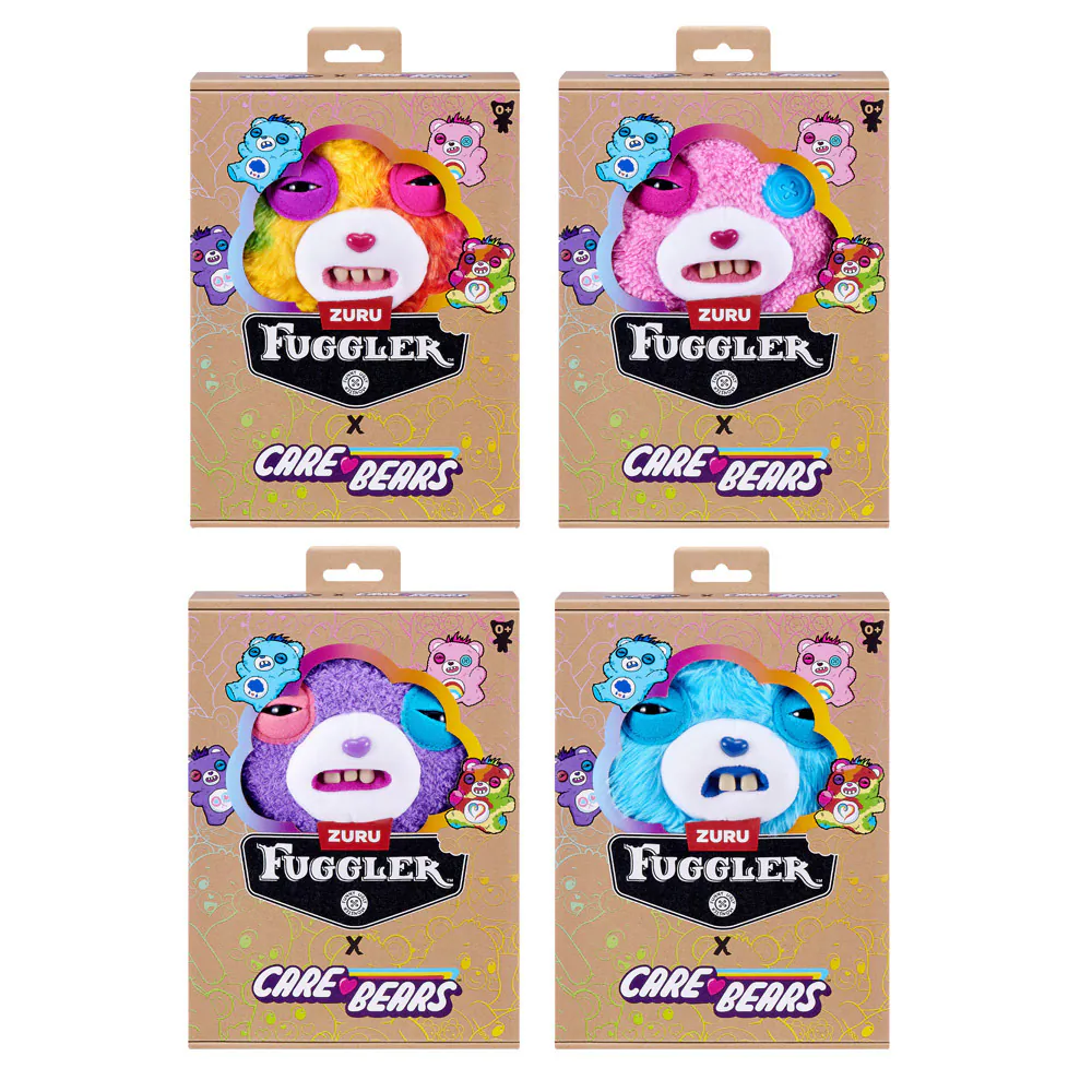 FUGGLER牙齒怪-9吋彩虹熊系列 Care Bears  (隨機出貨)
