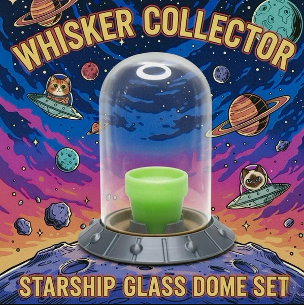 UFO-Glass Dome Set - 貓鬚收集器