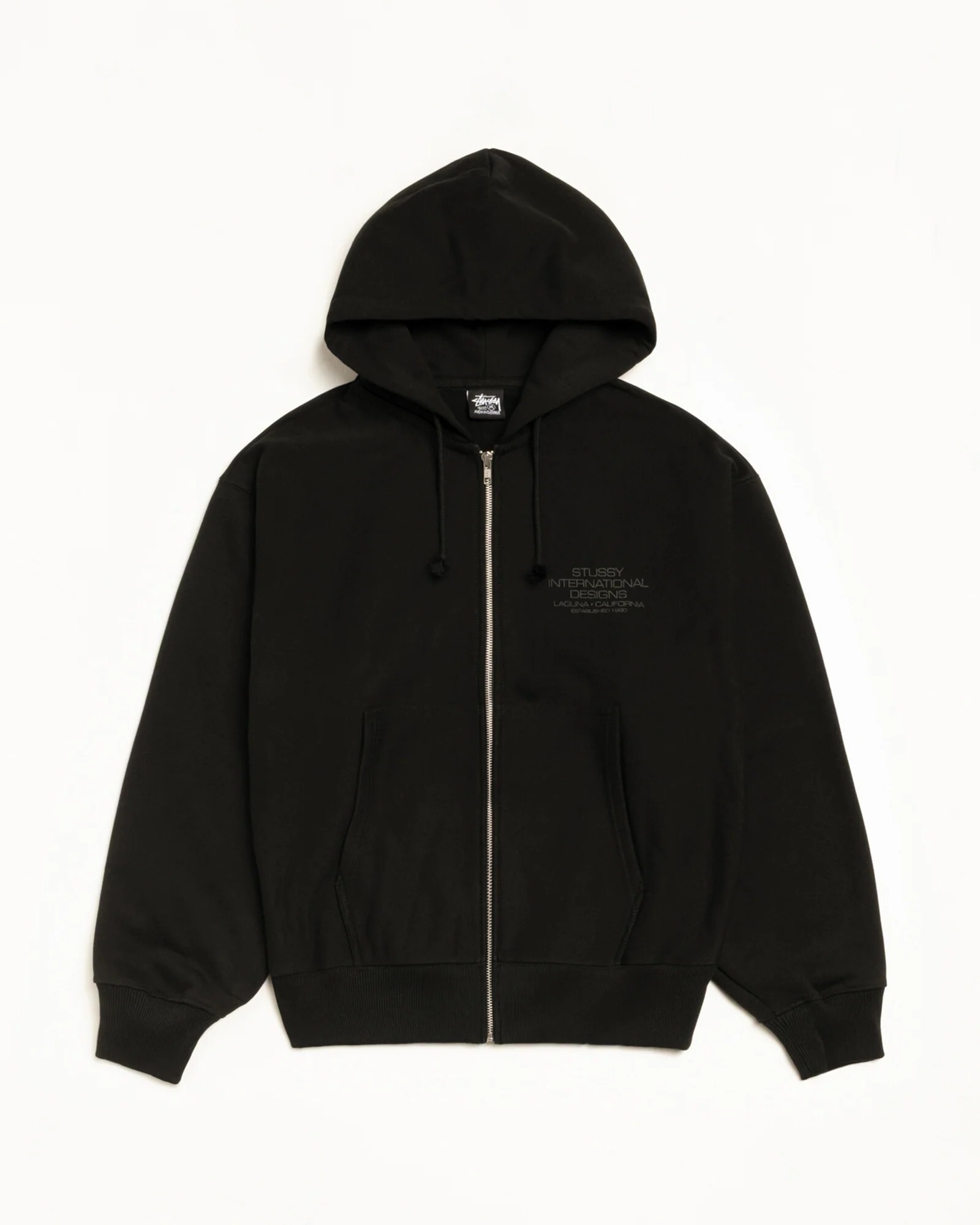 "代購" Stussy 25FW INTERNATIONAL DESIGNS ZIP HOODIE 連帽外套