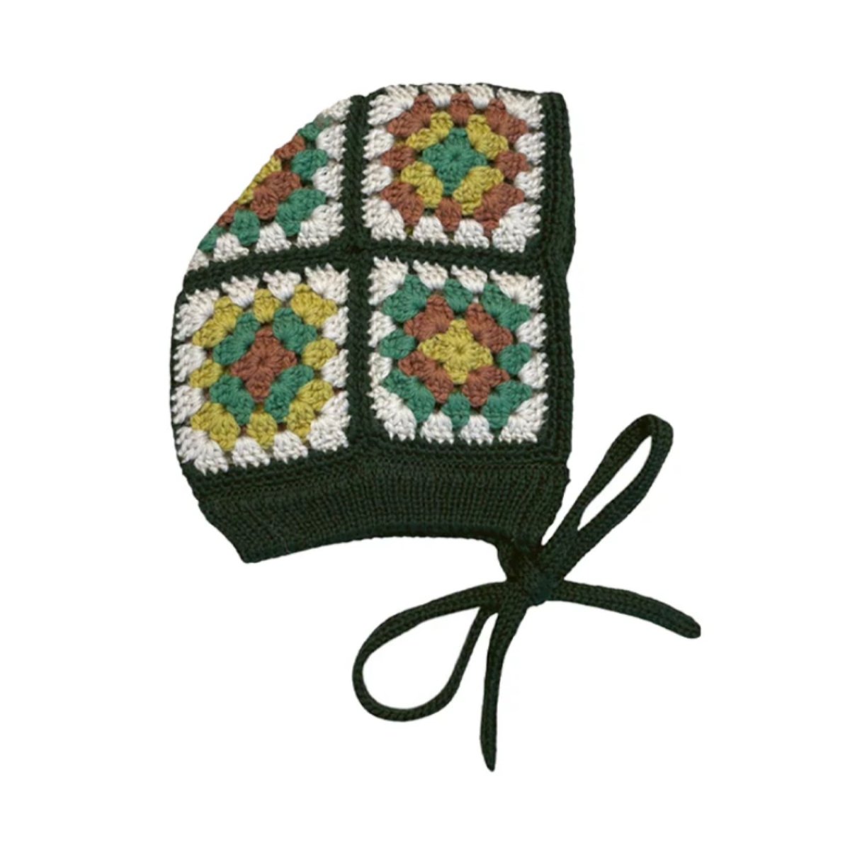 MABLI 手工鉤織綁帶帽 BABA BONNET - IVY MIX