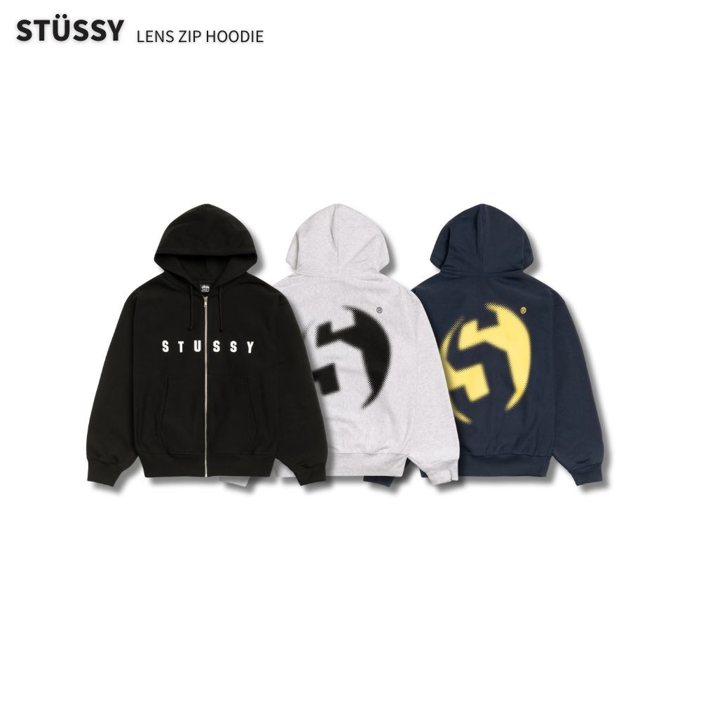 "代購" Stussy 25FW BUILT TOUGH ZIP HOODIE 連帽外套