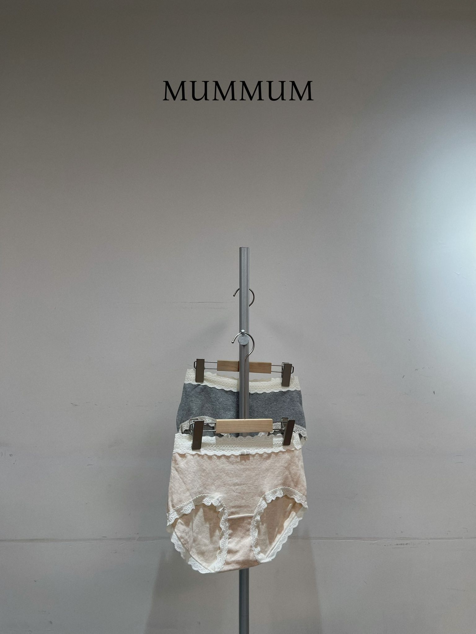 ac876/蕾絲波浪邊綿內褲