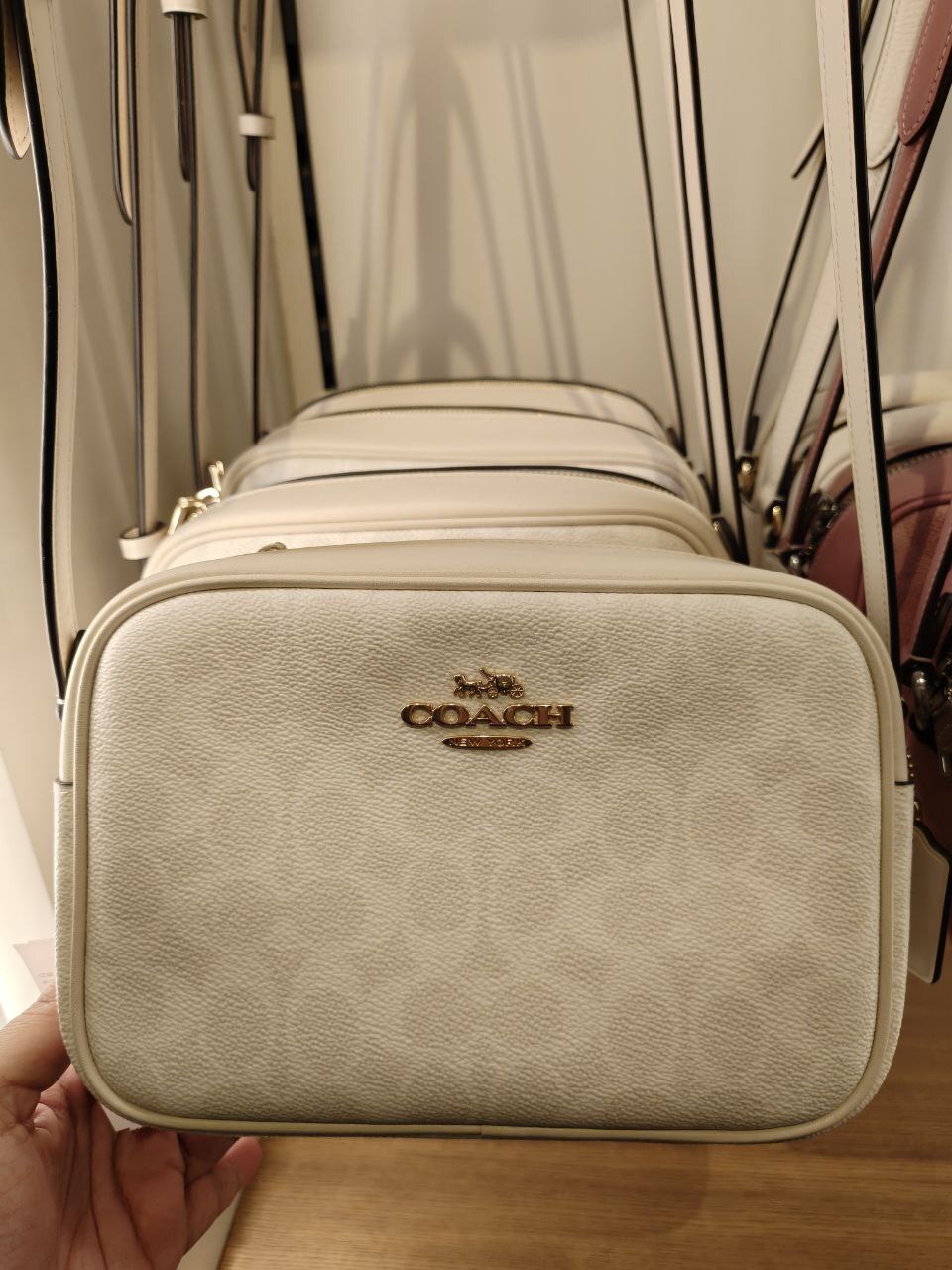 [U] COACH IM/WHITE/CHALK CZ186 SIG JAMIE CMR, 196395775088 (UCO68)
