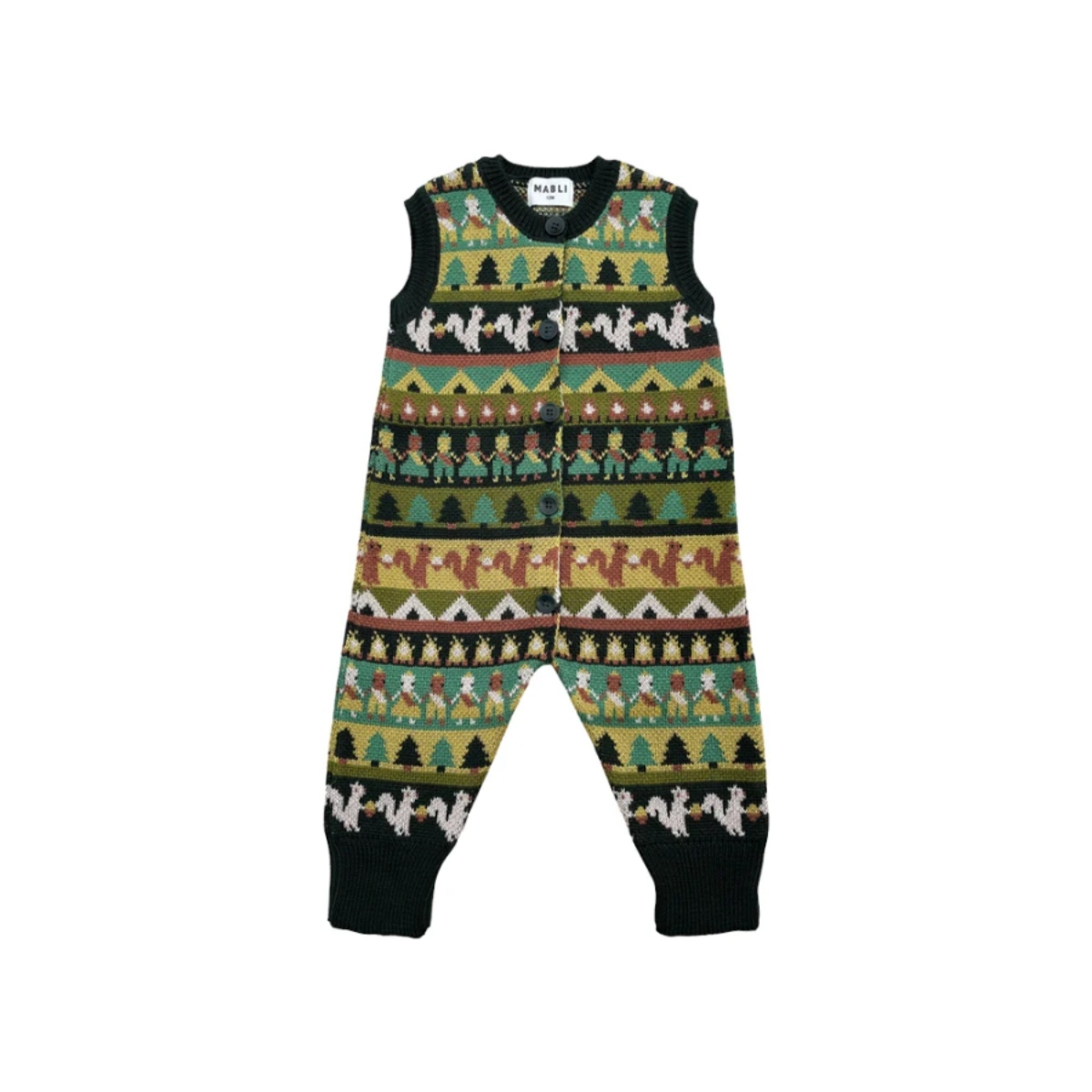 MABLI 北歐童話連身褲 SCOUT CAMP ROMPER - MULTI