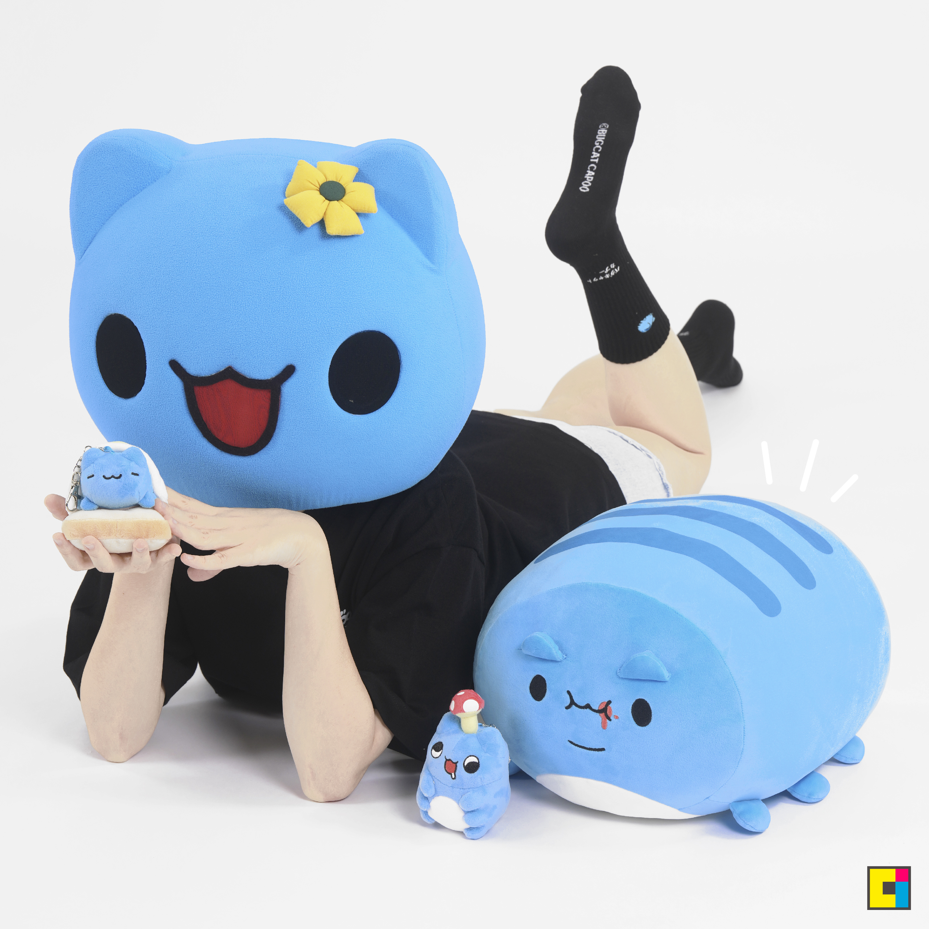 咖波懶洋洋 絨毛娃娃 (圓滾滾)