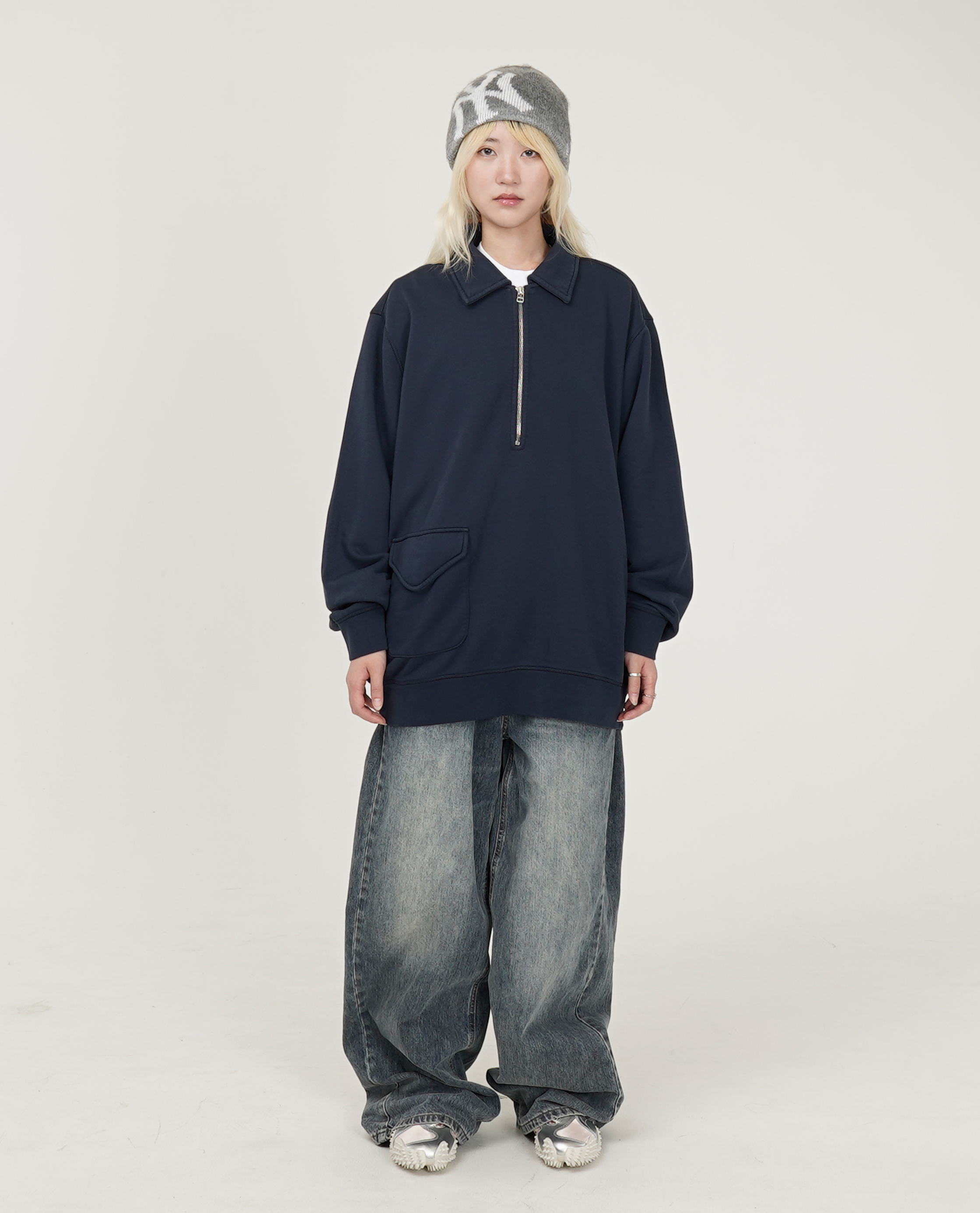 POP TRADING COMPANY Pop Halfzip Sweat - 25FW