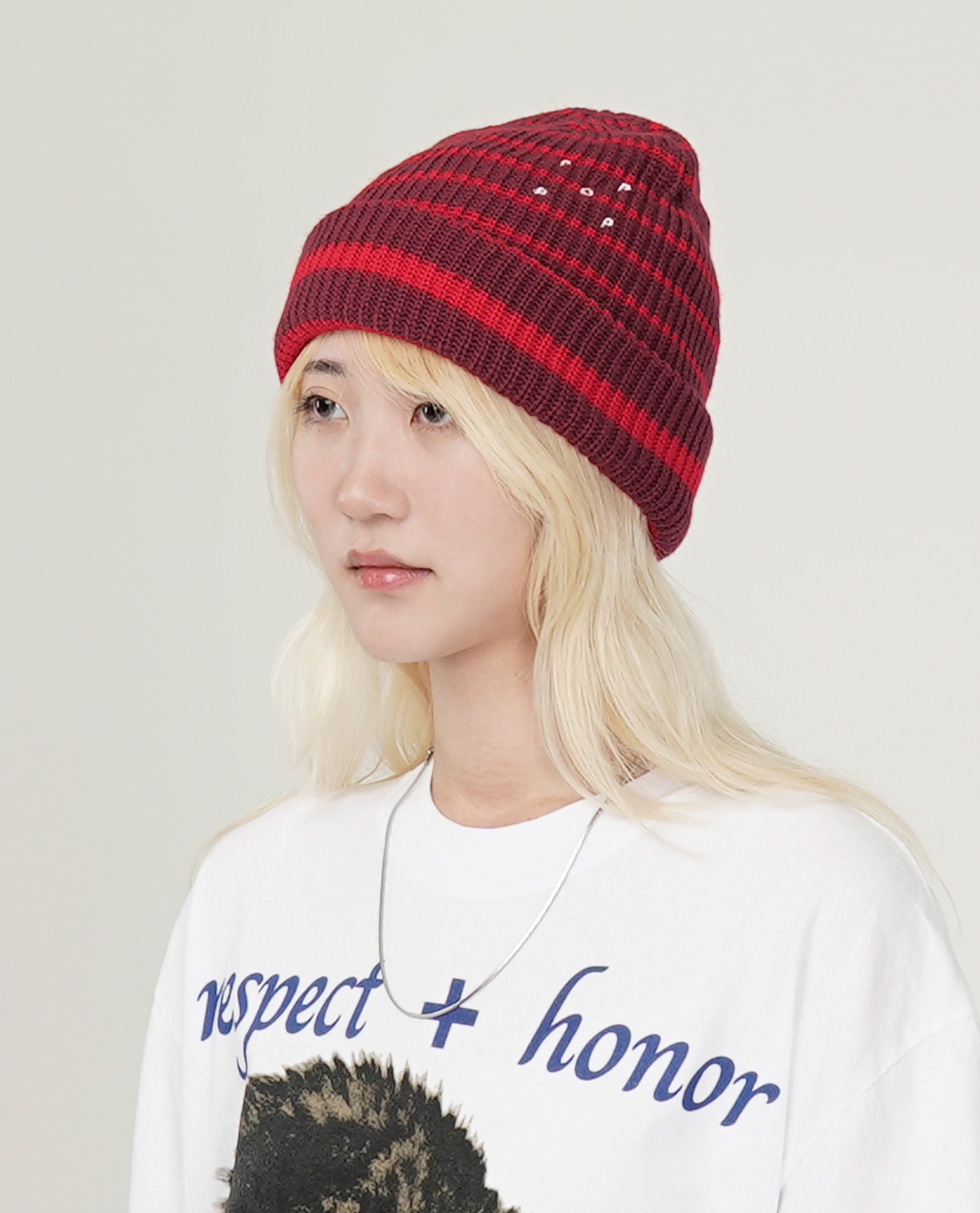 POP TRADING COMPANY Pop Striped Beanie - 25FW