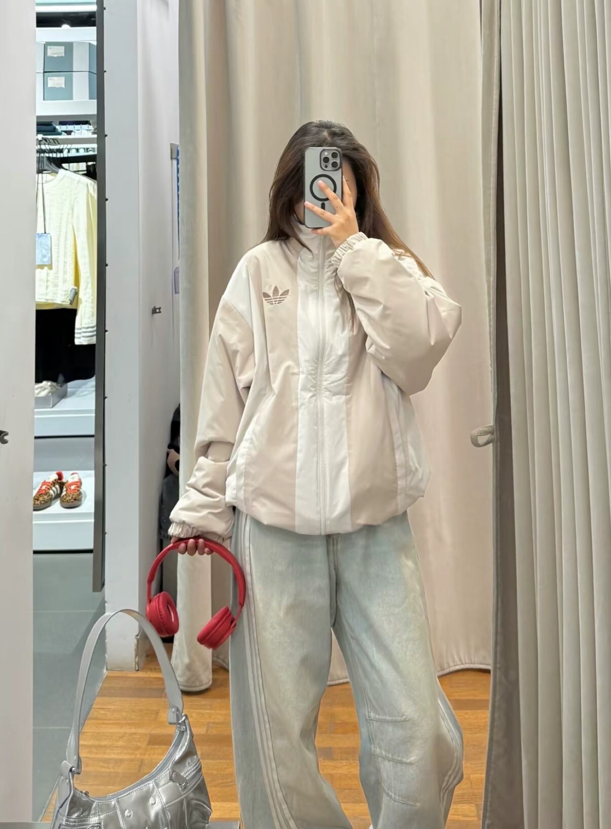 "代購" Adidas Originals 雙面穿鋪棉外套 防風 立領外套