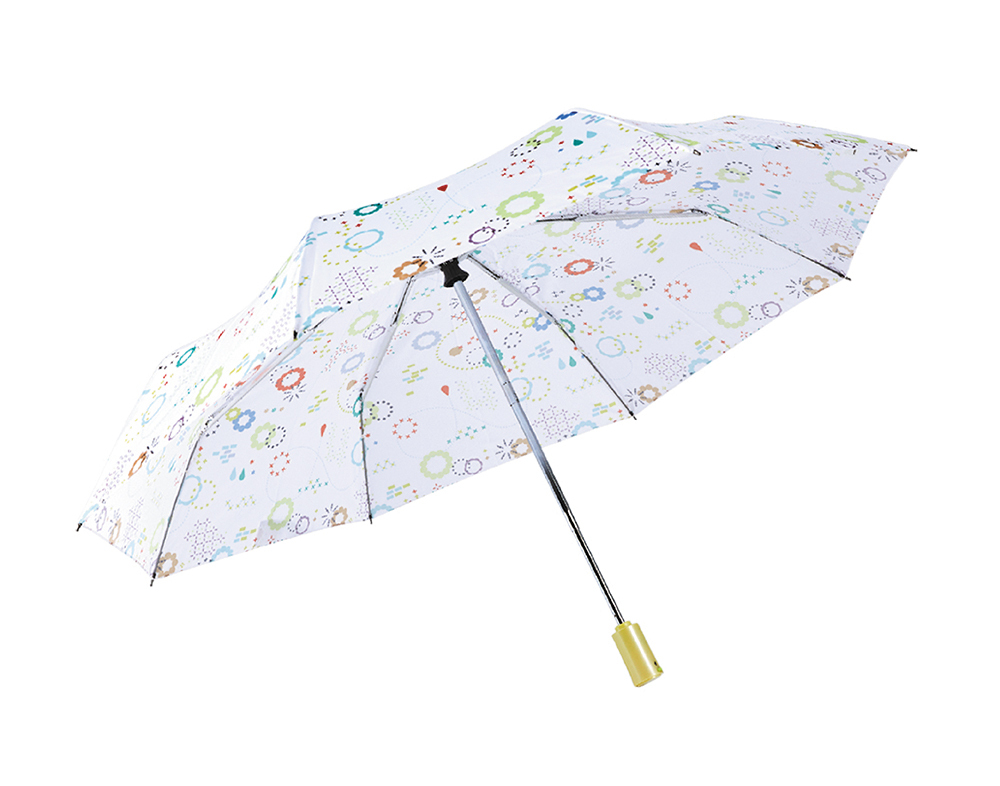 RAINSTORY繽紛幾何抗UV個人防回彈自動傘